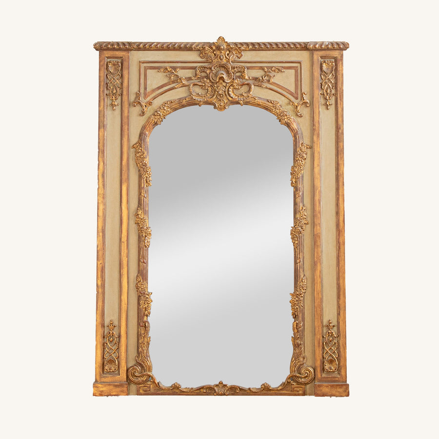 Louis XV Style Trumeau Mirror Frame - La Maison London